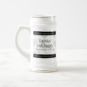 Elegant 60e 75e Diamond Bruiloft Jubileum Bierpul (Links)