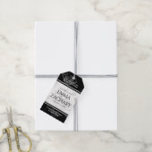 Elegant 60e 75e Diamond Bruiloft Jubileum Cadeaulabel (Met Touw)