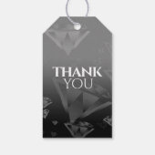 Elegant 60e 75e Diamond Bruiloft Jubileum Cadeaulabel (Achterkant)