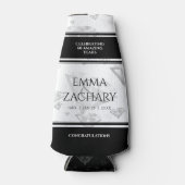 Elegant 60e 75e Diamond Bruiloft Jubileum Flesjeskoeler (Voorkant)