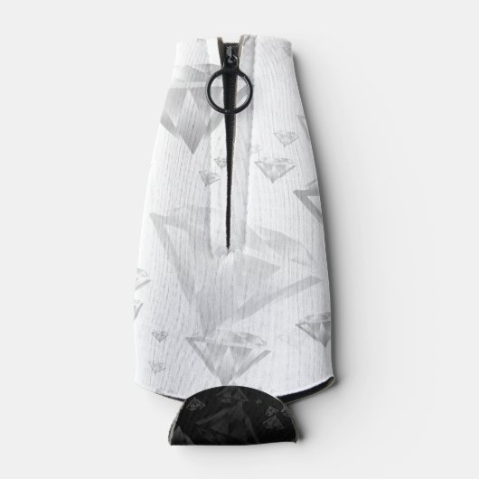 Elegant 60e 75e Diamond Bruiloft Jubileum Flesjeskoeler (Achterkant)