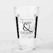 Elegant 60e 75e Diamond Bruiloft Jubileum Glas (Voorkant)