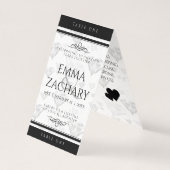 Elegant 60e 75e Diamond Bruiloft Jubileum Kaart (Achterkant)