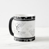 Elegant 60e 75e Diamond Bruiloft Jubileum Magische Mok (Voorkant links)