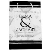 Elegant 60e 75e Diamond Bruiloft Jubileum Medium Cadeauzakje (Voorkant)