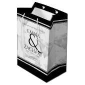 Elegant 60e 75e Diamond Bruiloft Jubileum Medium Cadeauzakje (Achterkant Gekanteld)