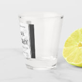 Elegant 60e 75e Diamond Bruiloft Jubileum Shot Glas (Rechts)