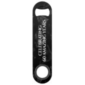 Elegant 60e 75e Diamond Bruiloft Jubileum Speed Flessenopener (Achterkant)