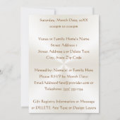 Elegant, 60e verjaardag Uitnodigingen voor haar, A (Achterkant)