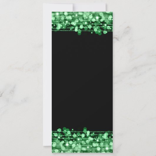 Elegant 60e verjaardagsfeest programma Groen (Achterkant)