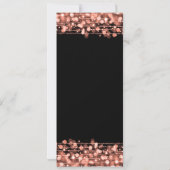 Elegant 60e verjaardagsfeest programma Roos Gold (Achterkant)