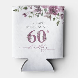 Elegant 60e verjaardagsfeestje Paarse Rozen Blikjeskoeler