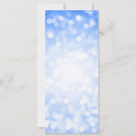 Elegant 60ste verjaardag programma Navy Blue Bokeh (Achterkant)