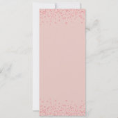 Elegant 60ste verjaardag programma Roos Gold Blush (Achterkant)