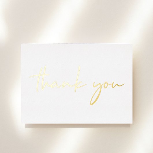 Elegant 60th Birthday Foil Thank You Card Folie Uitnodiging