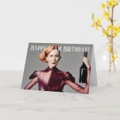 Elegant 60th Birthday Kaart voor een wijnmam (Gele Bloem)