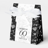 Elegant 60th Diamond Wedding Jubileum Bedankdoosjes (Voorkant Zijde)