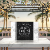 Elegant 60th Diamond Wedding Jubileum Gastenboek