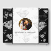 Elegant 60th Diamond Wedding Jubileum Gastenboek (Achterkant)