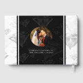 Elegant 60th Diamond Wedding Jubileum Gastenboek (Achterkant)