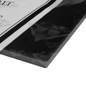 Elegant 60th Diamond Wedding Jubileum Snijplank (Hoek)