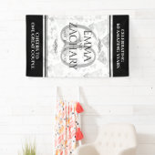 Elegant 60th Diamond Wedding Jubileum Spandoek (Insitu)