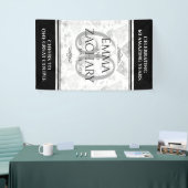 Elegant 60th Diamond Wedding Jubileum Spandoek (Beurs)