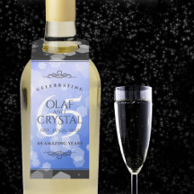 Elegant 65th Blue Sapphire Wedding Jubileum