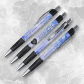 Elegant 65th Blue Sapphire Wedding Jubileum Pen