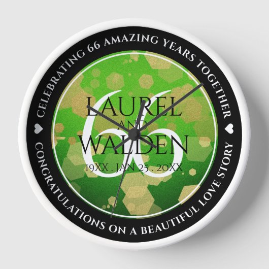 Elegant 66th Titanite Wedding Jubileum (Voorkant)