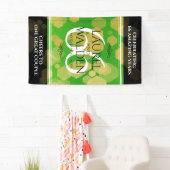 Elegant 66th Titanite Wedding Jubileum Banner (Insitu)