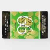 Elegant 66th Titanite Wedding Jubileum Banner (Horizontaal)