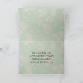 Elegant 66th Titanite Wedding Jubileum Bedankkaart (Binnen)