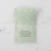 Elegant 66th Titanite Wedding Jubileum Bedankkaart (Binnen)