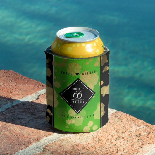 Elegant 66th Titanite Wedding Jubileum Blikjeskoeler (Insitu Zwembad)