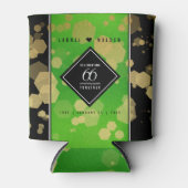 Elegant 66th Titanite Wedding Jubileum Blikjeskoeler (Voorkant)