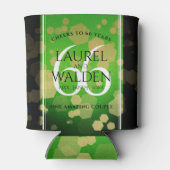 Elegant 66th Titanite Wedding Jubileum Blikjeskoeler (Achterkant)