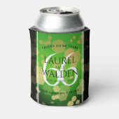 Elegant 66th Titanite Wedding Jubileum Blikjeskoeler (Blikje Achterkant)