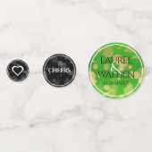 Elegant 66th Titanite Wedding Jubileum Confetti (Achterkanten)