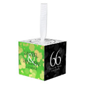 Elegant 66th Titanite Wedding Jubileum Decoratie (Voorkant hoekig)