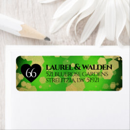Elegant 66th Titanite Wedding Jubileum Etiket