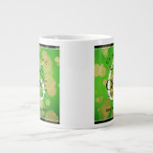 Elegant 66th Titanite Wedding Jubileum Grote Koffiekop (Voorkant)