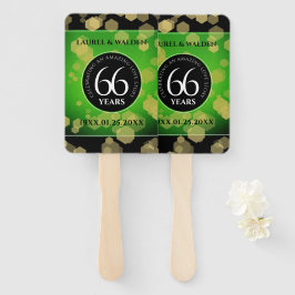 Elegant 66th Titanite Wedding Jubileum Handwaaier