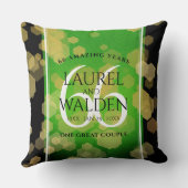 Elegant 66th Titanite Wedding Jubileum Kussen (Achterkant)