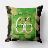 Elegant 66th Titanite Wedding Jubileum Kussen (Voorkant)