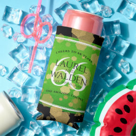 Elegant 66th Titanite Wedding Jubileum Seltzer Blikjeskoeler