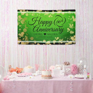 Elegant 66th Titanite Wedding Jubileum Spandoek