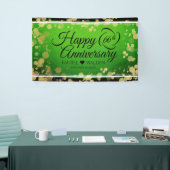 Elegant 66th Titanite Wedding Jubileum Spandoek (Beurs)