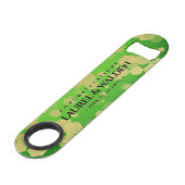 Elegant 66th Titanite Wedding Jubileum Speed Flessenopener (Voorkant Gekanteld)