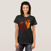 Elegant 67 Turkey Bird Six Seven Silhouette Fall S T-shirt (Voorkant volledig)